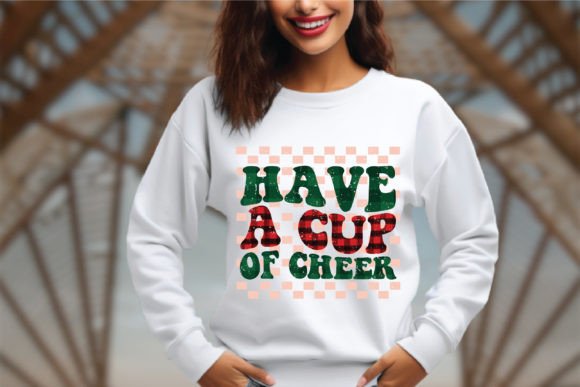 A Cup of Cheer Retro Sublimation DESIGN