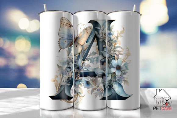 Alphabet Letter a Tumbler Wrap