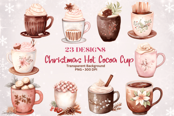 Christmas Hot Cocoa Cup Sublimation