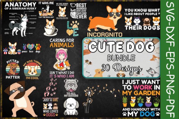Cute Dog SVG Bundle