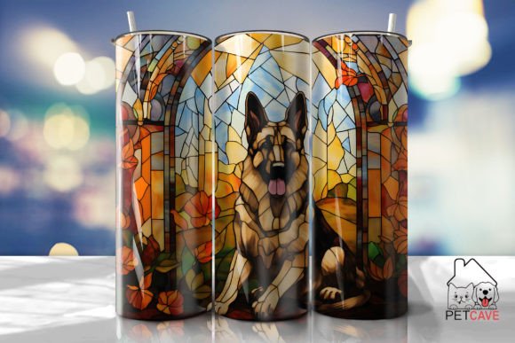 German Shepherd Tumbler Wrap 1