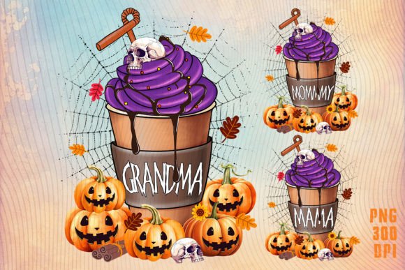 Grandma Pumpkin Cup Custom Halloween