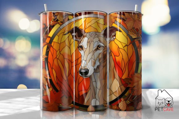 Greyhound Tumbler Wrap