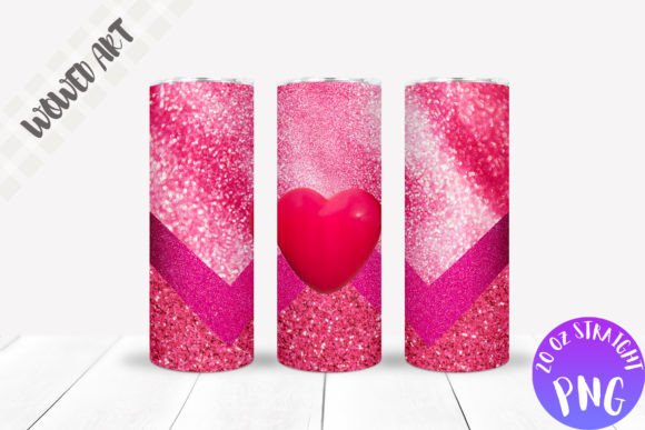 Heart 20oz Skinny Tumbler Wrap