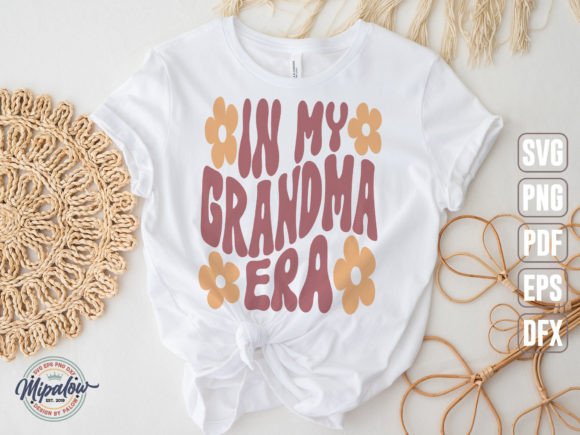 In My Grandma Era SVG: Groovy Wavy Text